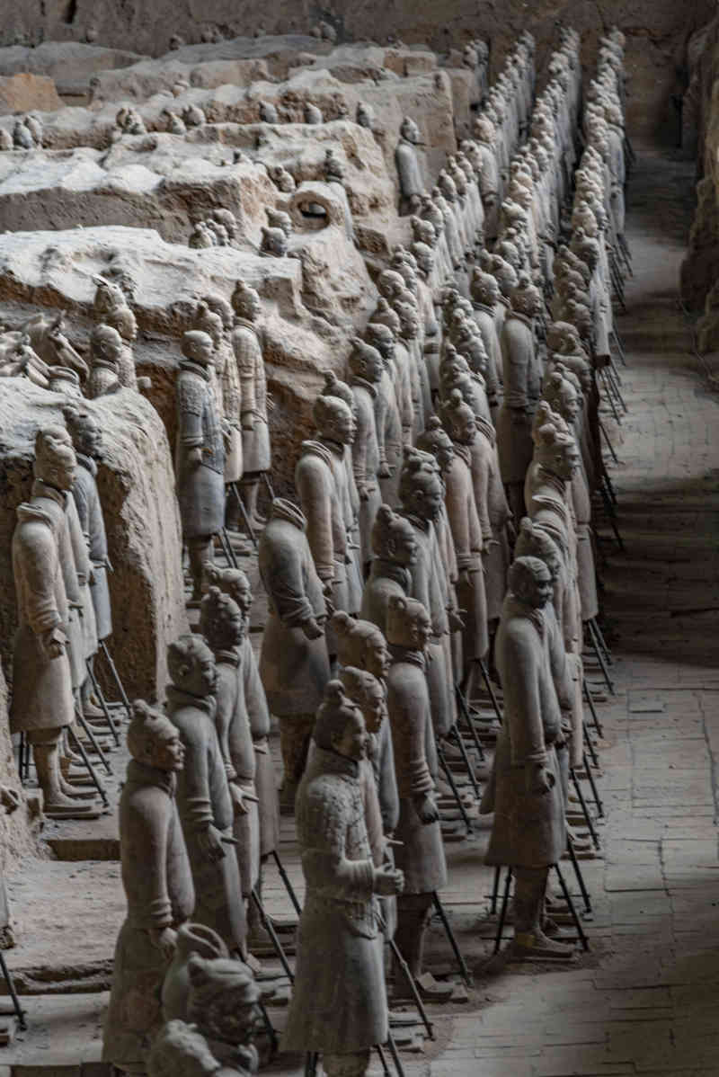 China - Xi'an 014 - mausoleo de Qin Shi Huang - Guerreros de Terracota
